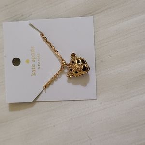 Kate spade leopard necklace Nwt
